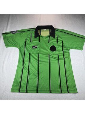Official Sports International Mens LG USSF Economy Green Referee Soccer Jersey